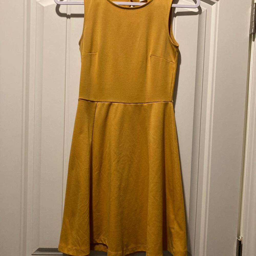 H&M fit & flare dress with cut out back